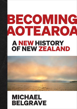 book cover for Becoming Aotearoa